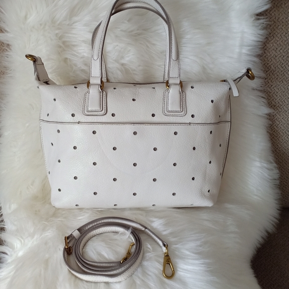 Rare Fossil Julia white perf polka dots - Picture 4 of 12